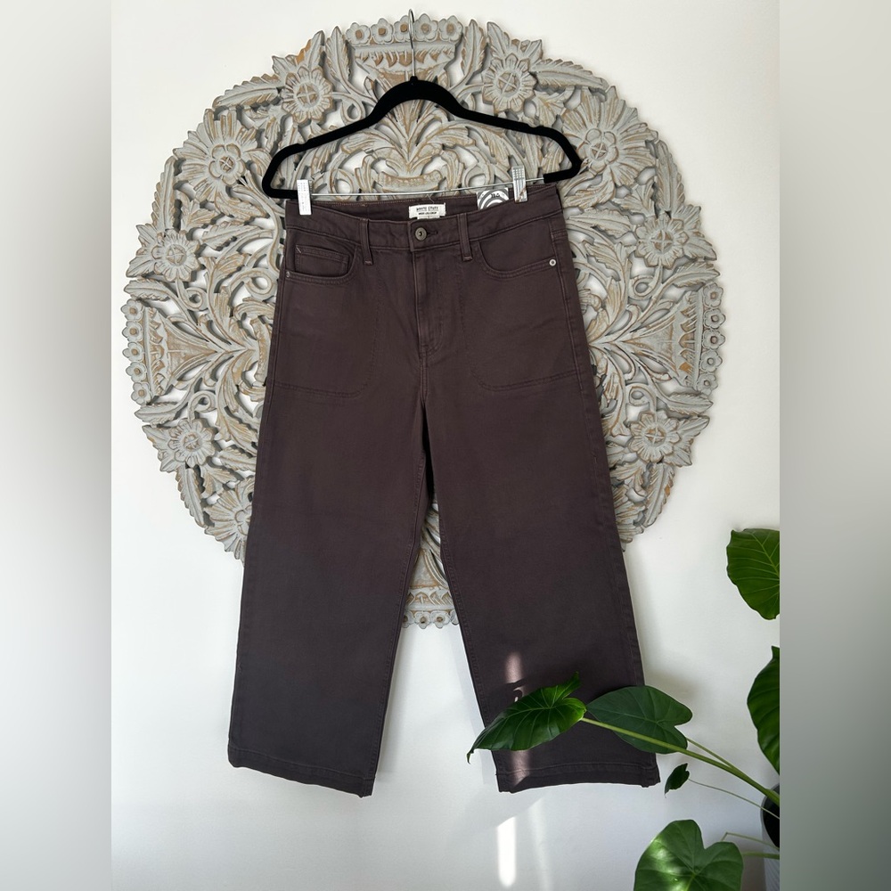 White Stuff Sadie Wide-Leg Jeans – Brown – Size 6